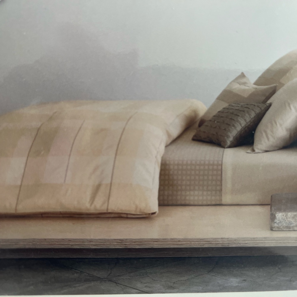 Calvin Klein Home KING bedding neutral beige earth tones;duvet cover,sham,p NEW
